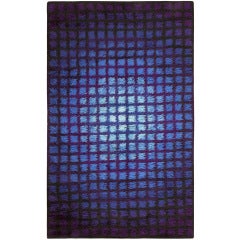 Vintage Swedish Deco Rug by Verner Panton