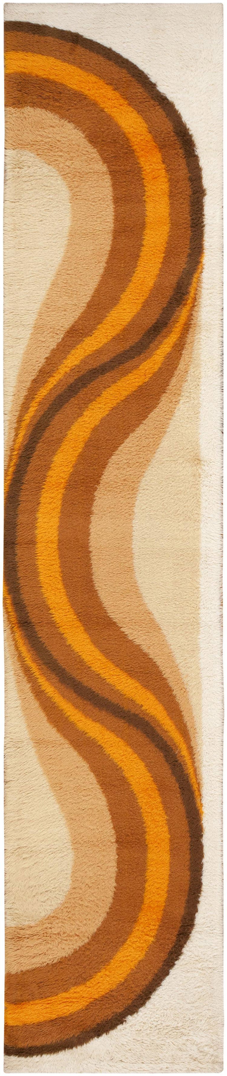 Vintage Swedish Deco Rug by Verner Panton