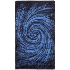 Vintage Swedish Deco Rug 1