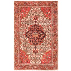 Antique Persian Sarouk Farahan Carpet