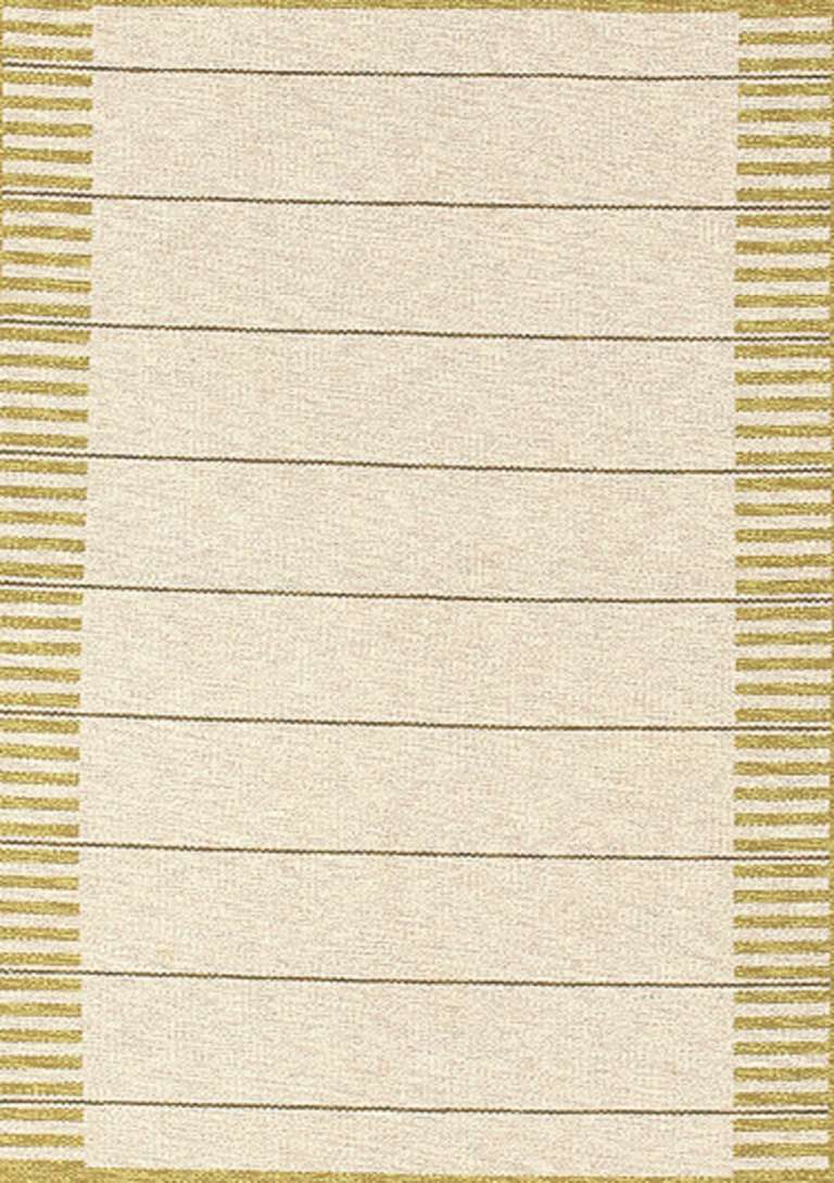 Swedish Double Sided Vintage Scandinavian Rug