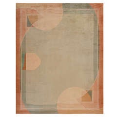 Antique French Art Deco Carpet