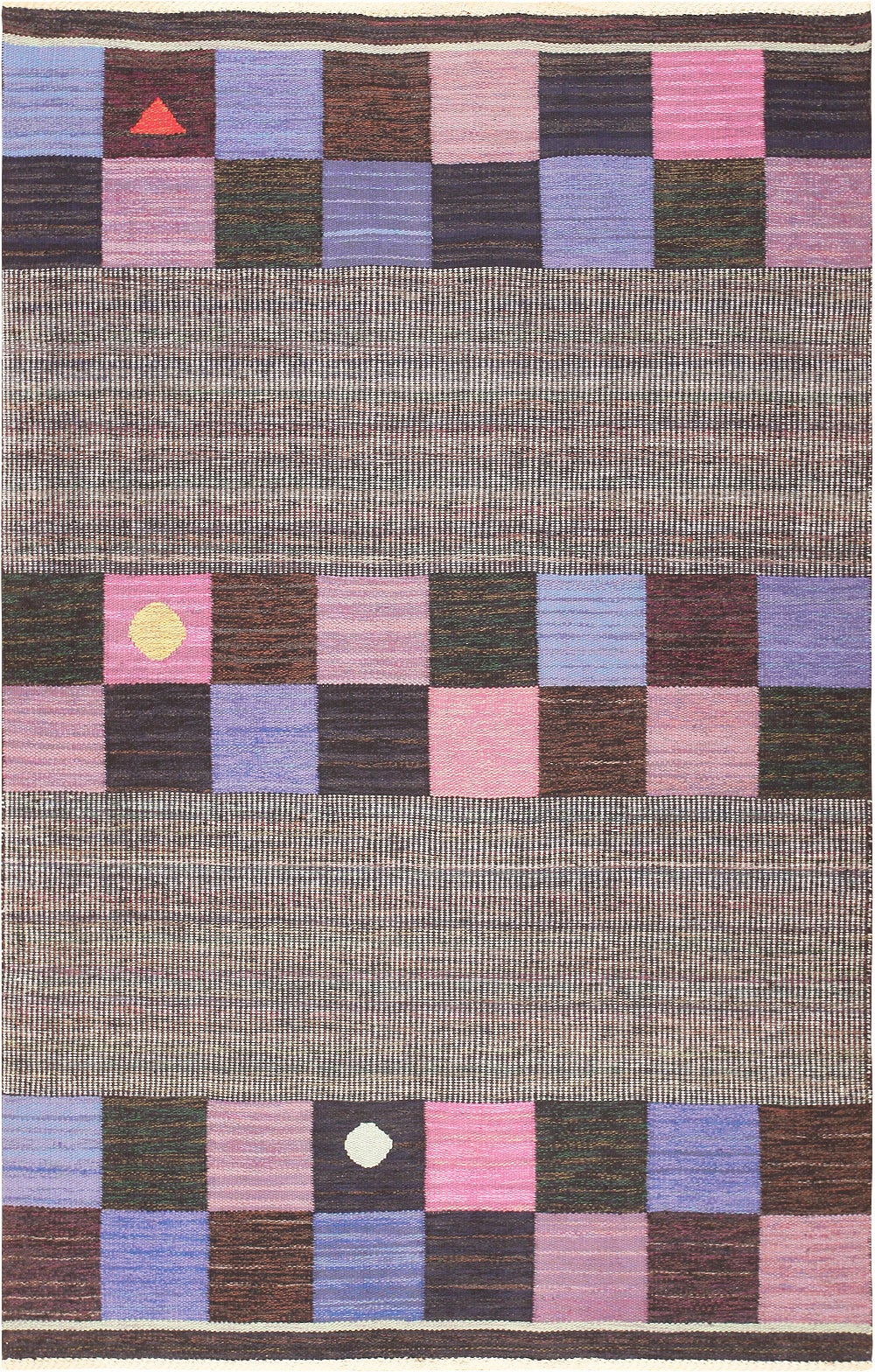 Vintage Swedish Kilim Carpet