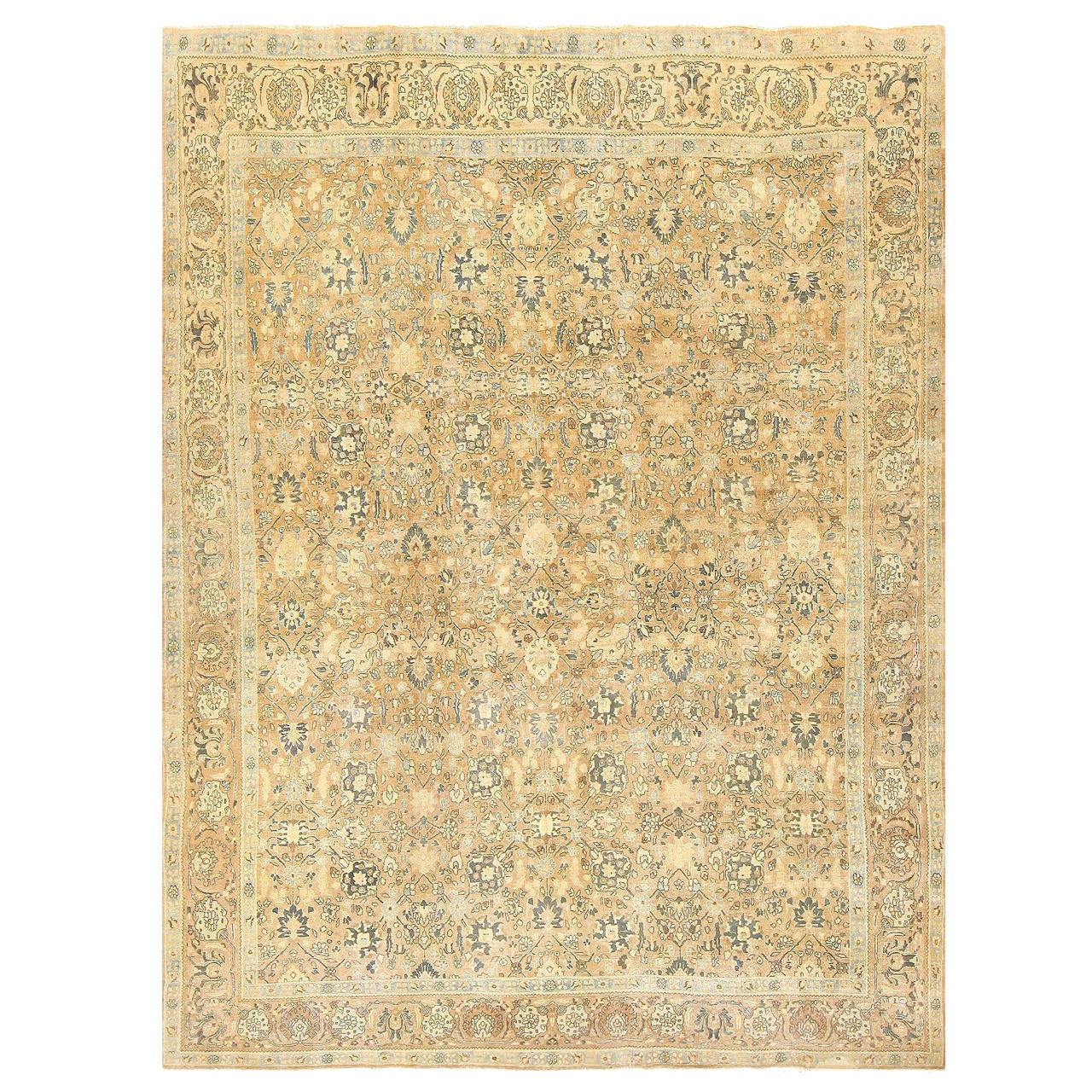 Beautiful Antique Persian Khorassan Carpet For Sale at 1stdibs