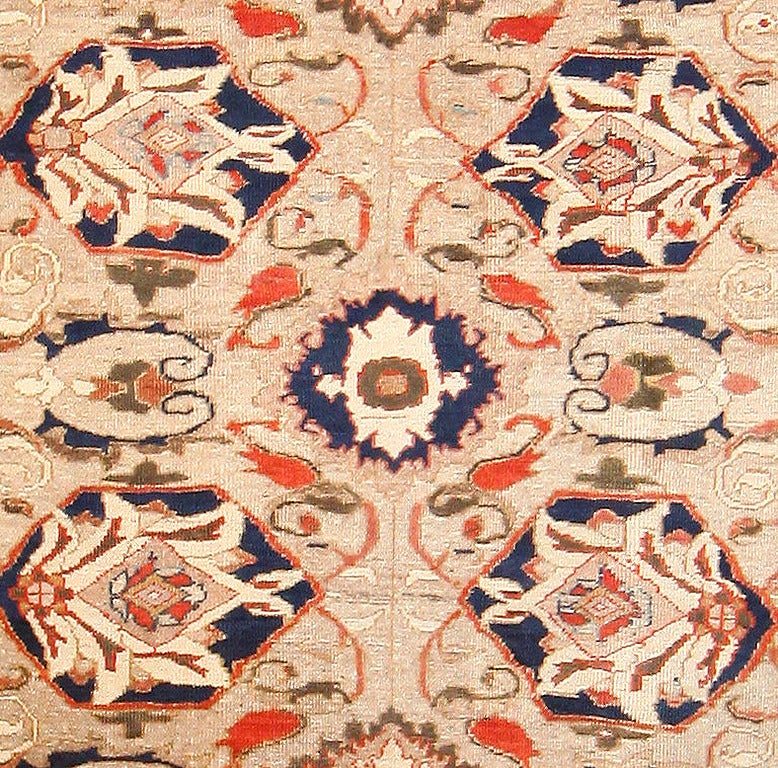 Antique Persian Sultanabad Carpet by Ziegler. Size: 12 ft 6 in x 13 ft