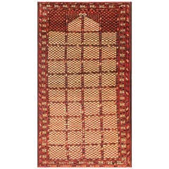 Antique Bashir Prayer Rug