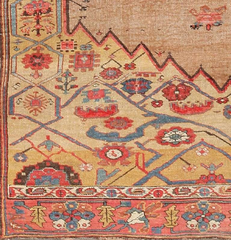 Antiker persischer Bidjar Sampler Wagireh-Teppich (Handgeknüpft)