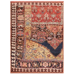 Antique Bidjar Persian Sampler Rug 6