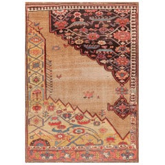 Antique Persian Bidjar Sampler Wagireh Rug