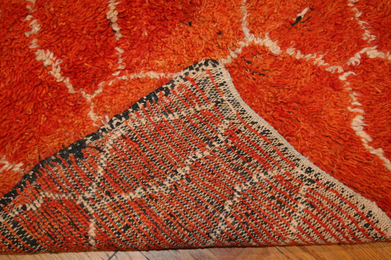 20th Century Vintage Red Moroccan Carpet