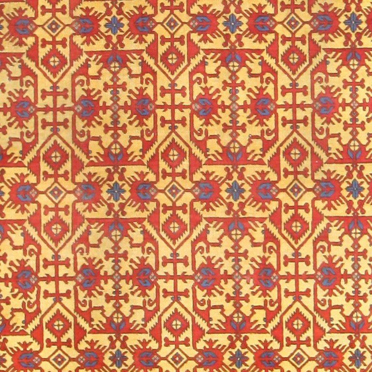 Beautiful Antique Persian Tabriz Rug after Lorenzo Lotto