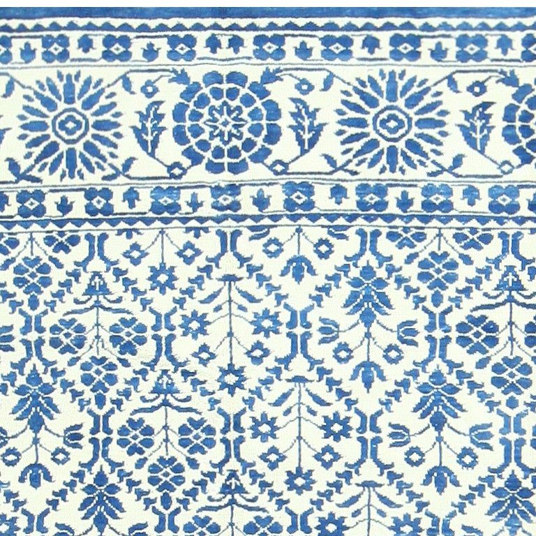 blue indian rug