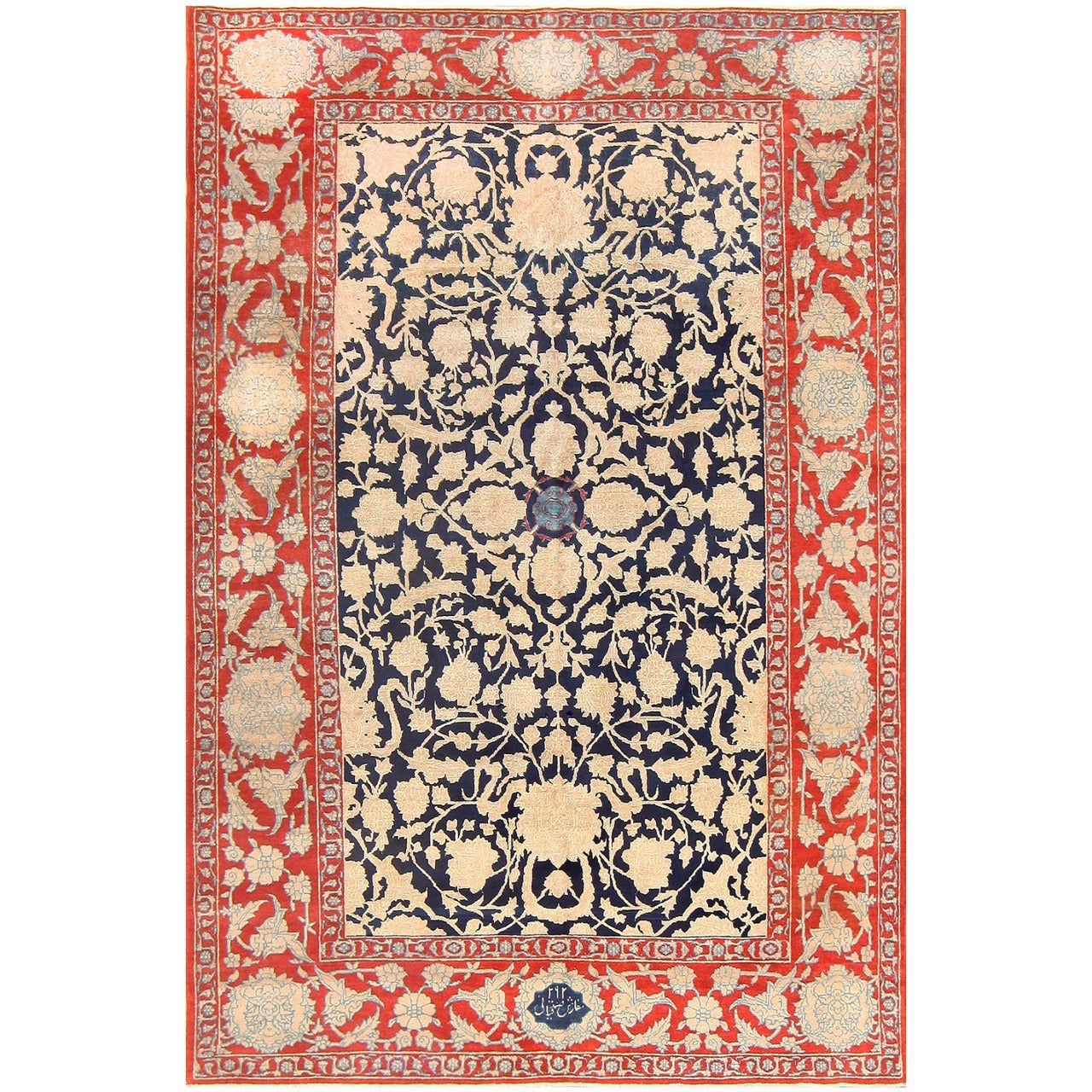 Beautiful Antique Persian Tabriz Rug