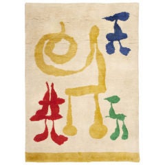 Joan Miro Art Deco Rug