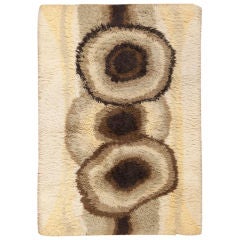 Vintage Rya Scandinavian Rug
