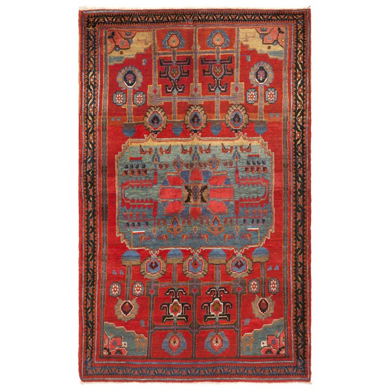 Antique Kurdish Bidjar Rug