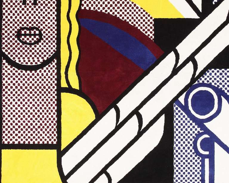 20th Century Roy Lichtenstein Pop Art Carpet