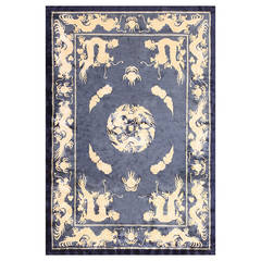 Antique Chinese Dragon Rug 10