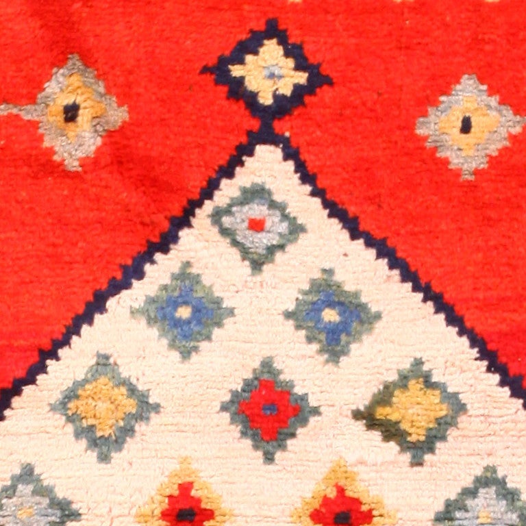 Wool Antique Persian Ghashgai Rug