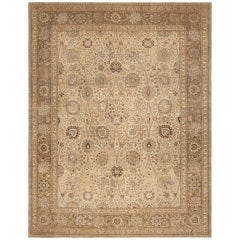 Vintage Persian Tabriz Rug 6