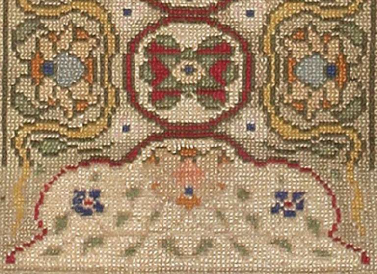 Antique Israeli Rug from the Bezalel Art School in Jerusalem In Good Condition In New York, NY