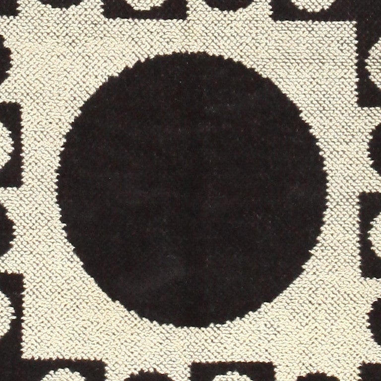 Vintage Scandinavian Rya Rug by Verner Panton In Excellent Condition In New York, NY