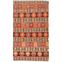 Antique Kilim Caucasian Carpet