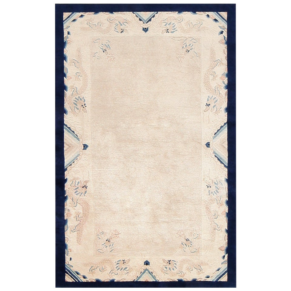 Antique Ivory Chinese Carpet