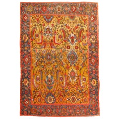 Antique Senneh Persian Rug