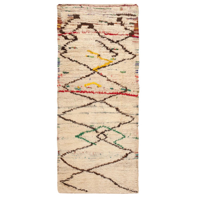 Vintage Moroccan Rug For Sale at 1stdibs