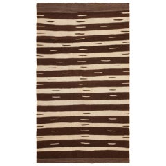 Vintage Moroccan Flat-Woven Kilim 6
