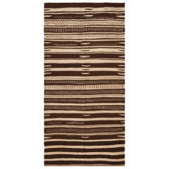 Vintage Moroccan Flat-Woven Kilim 5
