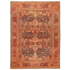 Antique Sarouk Farahan Persian Rug