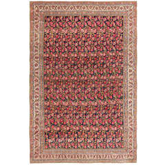 Antique Blue Background All Over Design Persian Bidjar Carpet 9