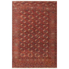 Antique Caucasian Bokara Rug