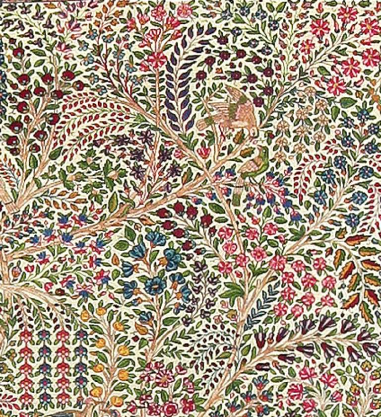 20th Century Fine Antique Persian Kerman Tree of Life Design Carpet