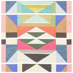 Vintage Swedish Runner Rug by Agda Österberg