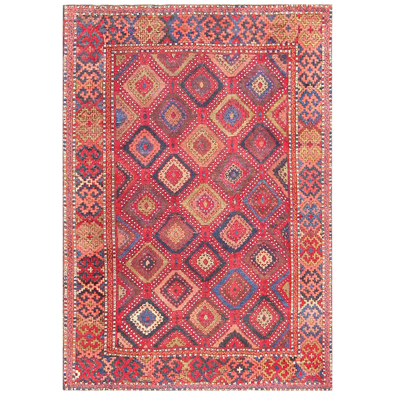 Antique Turkish Yuruk Carpet