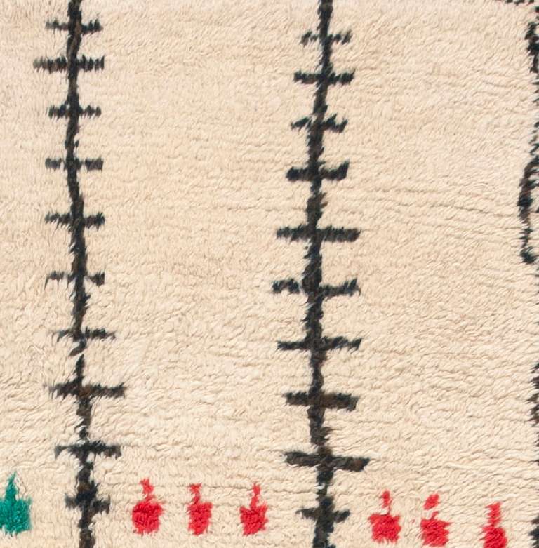 Mid-Century Modern Mid-Century Moroccan Rug