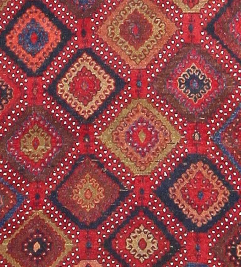 Antique Turkish Yuruk Carpet In Excellent Condition In New York, NY