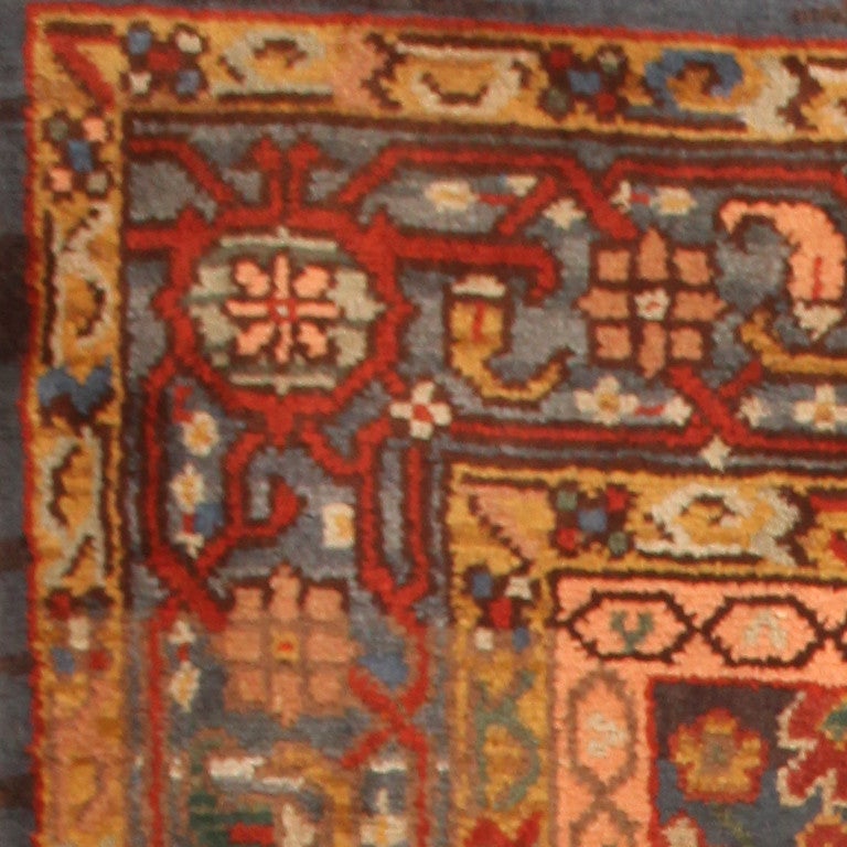 Wool Antique Donegal Irish Rug 