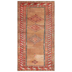 Small Tribal Antique Kurdish Persian Rug 5