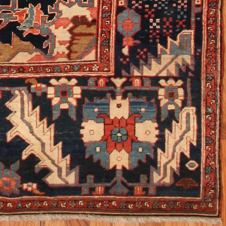Persian Antique Serapi Rug