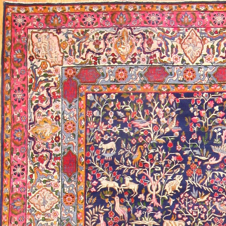 Garden of Paradise Antique Persian Carpet In Excellent Condition In New York, NY