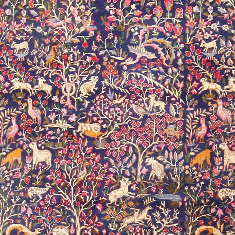 Wool Garden of Paradise Antique Persian Carpet