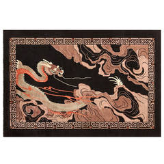 Beautiful Antique Chinese Dragon Rug