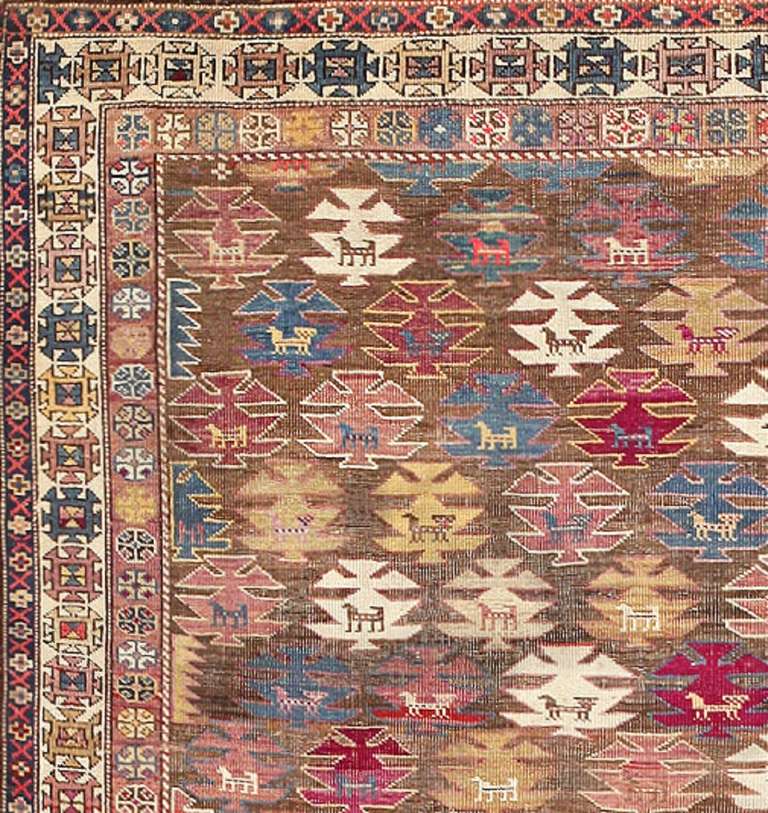 Antique Caucasian Shirvan Rug at 1stdibs