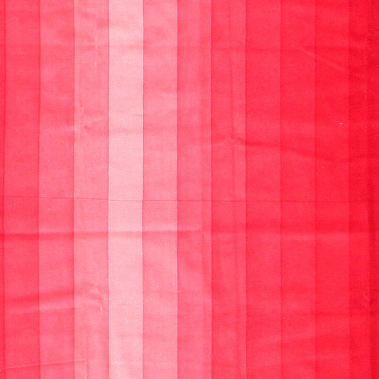 Vintage Verner Panton Gradient Textile in Pink In Excellent Condition In New York, NY