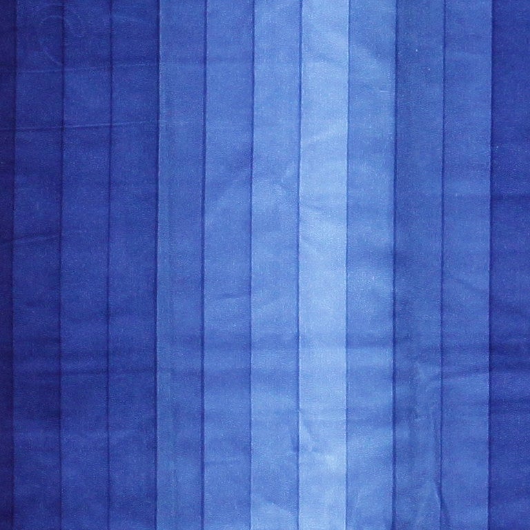 Machine-Made Vintage Verner Panton Gradient Textile in Blue. Size: 3 ft 10 in x 3 ft 10 in