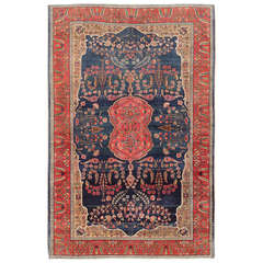 Antique Persian Sarouk Farahan Rug